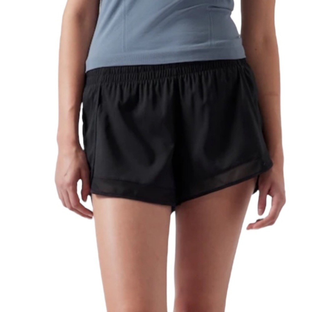 ATHLETA Mesh Racer Run Short 4"
